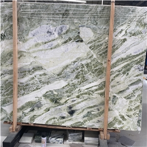 China Stone Green Jade Marble Slab &Tile For Hotel Decor