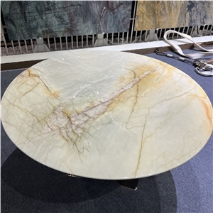 Customized Home Furniture Natural Stone Round Table Top