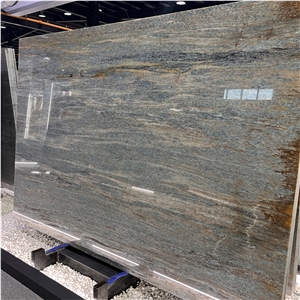 Exotic Blue Quartzite Slabs For Hotel Project