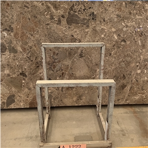 Factory Direct Breccia Grey Marble Slab For Interior Walling