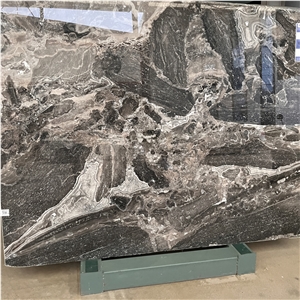Factory Direct Silver Fantasy Marble Slab For Home Wall Tile