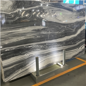Factory Offer Clouds Sea Marble Slab For Wall And Floor Tile