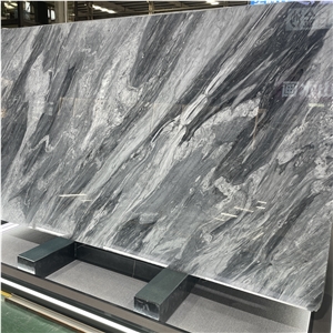 Florence Grey Marble Slab For Project Hotel Wall Floor Tile