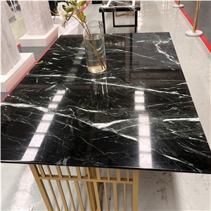 Good Price Veria Green Marble Table Tops For Home & Hotel