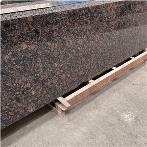 High Quality Custom Size Redditt Brown Granite Slab For Wall
