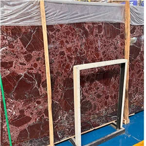 Hot Sale High Quality Rosso Levanto Marble Slabs Wall Floor