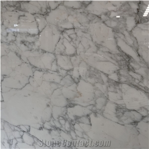 Italy Statuario Venato White Marble Slabs For Interior Decor