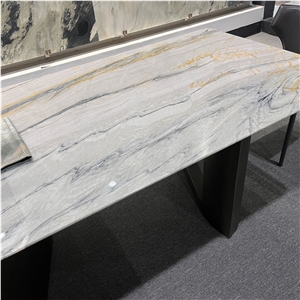 Luxury Exotic Stone Dinning Table For Home And Hotel