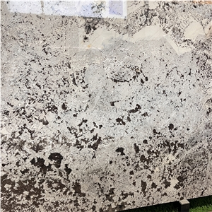 Luxury Natural Snow Mountain Granite Slab For Hotel Project