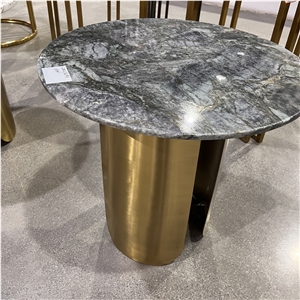 Luxury New Design Blue Granite Coffee Table For Home Decor