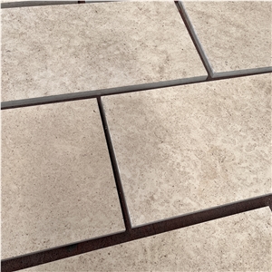 Natural Beige Limestone Tiles For Home Outdoor Wall Cladding