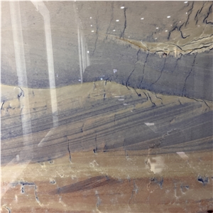 Natural Blue Sky Quartzite Slab For Background Wall Decor
