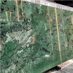 Top Design Dyed Green Mountain Granite Slab For Wall Decor