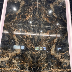 Top Quality Cosmic Gold Granite Slabs For Hotel Wall & Floor