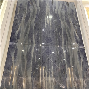 Top Quality Elegant Royal Blue Quartzite Slabs For Home Wall
