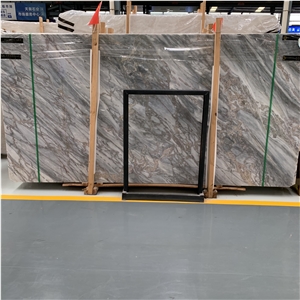 Wholesale Natural Stone Blue Ice Marble For House Decor