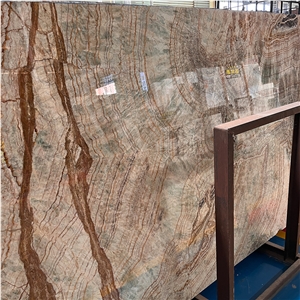 Wholesale Price Coral Jade Marble Slab For Interior Walling