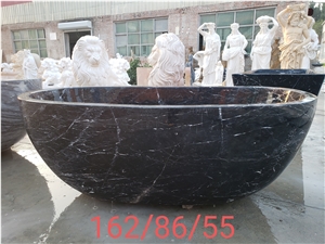 Marble Freestanding Bathtub Stone Nero Marquina Bath Tubs