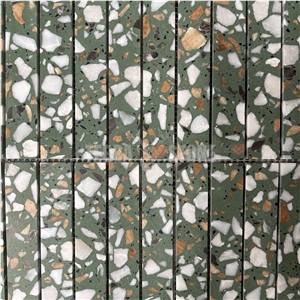 Terrazzo Mosaic Tile Interior Bathroom Wall And Floor Tile