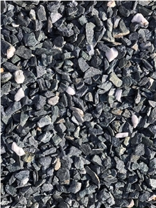 Green Gneiss Pebbles, Gravels And Chrushed Chips