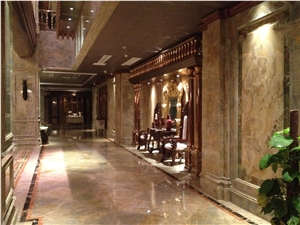China RANKIN GREY Grey Marble Hotel Columns