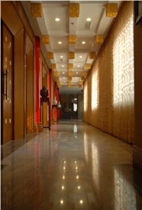 Chinese RANKIN GREY Grey Marble Hotel Floor Tiles