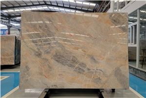 Chinese Rankin Grey Marble Slabs For Hotel Decoration