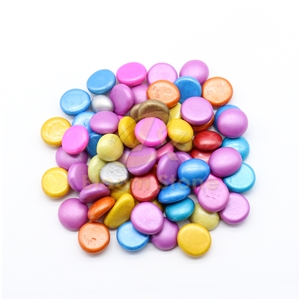Spray Colored Glass Gems Flat Glass Beads Glass Pebbles