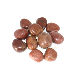 A Grade Polished Red Pebble Stone