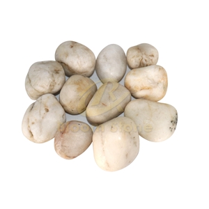 A Grade Polished White Pebble Stone For Landscaping