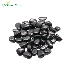 High Polished Black Pebble Stone For Garden Decoration