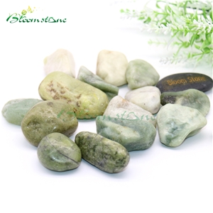 Landscape High Polished Green Pebble Stone
