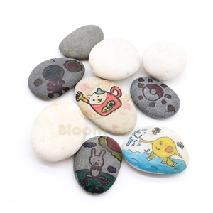 Mixed Washed Pebbles Painting Rock For Kids