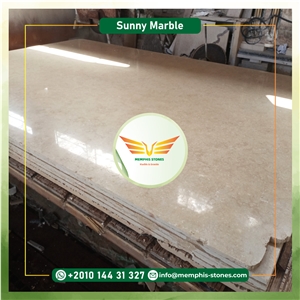 Sunny Marble (Feather Pearl) Slabs, Cut To Size Tiles