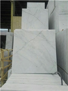 Azna White Marble Tiles, Crystal Marble Stone