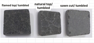 Black/ Gray Basalt Cubes, Cobblestone
