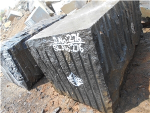 Bengal Black Rough Granite Blocks