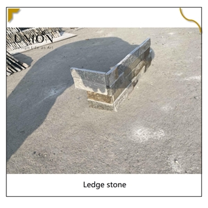 UNION DECO Beige Slate Panel Wall Corner Stone Veneer Corner