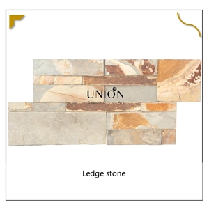 UNION DECO Multicolor Slate 18X35cm Decorative Stone Panel
