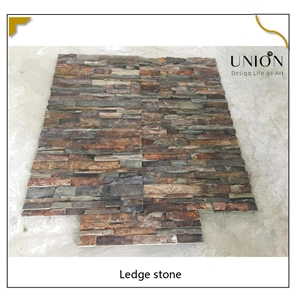 UNION DECO Multicolor Slate Culture Stone Stacked Stone