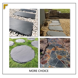 UNION DECO Natural Slate Garden Landscaping Stepping Stone