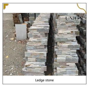 UNION DECO Natural Slate Stone Wall Panel S Shape Stone Tile