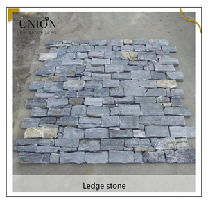 UNION DECO Natural Stone Cloudy Grey Stacked Stone Cladding