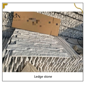 UNION DECO Natural Stone White Quartzite Tile Thin Stone Panel