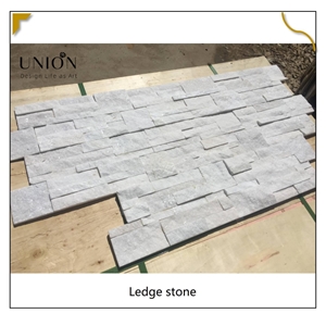UNION DECO Natural White Quartzite Wall Cladding Stone Panel