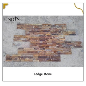 UNION DECO Split Face Multicolor Slate Wall Cladding Stone