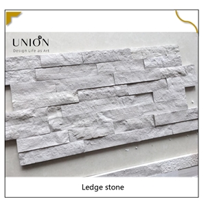 UNION DECO White Wooden Culture Stone Wall Cladding Stone