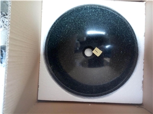 Absolute Black Stone Oval Wash Basin