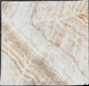 Cheap White Wooden Onyx Slabs Bathroom Tile Thickness 18Mm