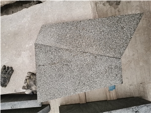 Chengde Green Granite Trapezoid Tile Bush Hammered